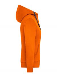 Damen Zip-Jacke Orange